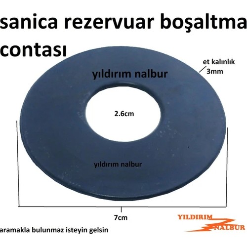 Sanica G Mme Rezervuar Cm Bo Altma Grub Contas Adet Fiyat