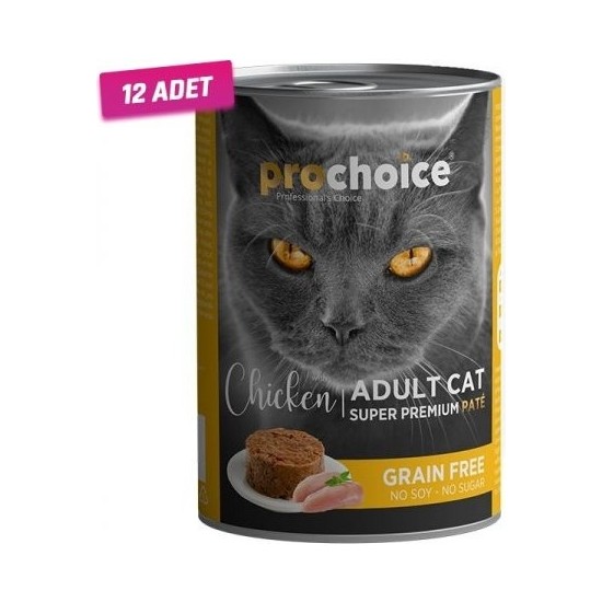 Pro Choice Adult Tavuklu Yetişkin Kedi Konservesi 400 gr Fiyatı