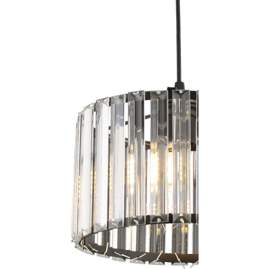 Luna Lighting Kristal L X Kare Modern Krom Avize Fiyat