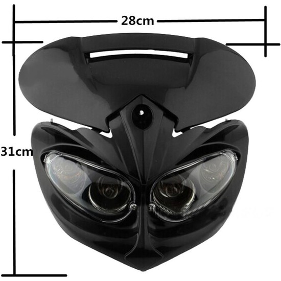 Strade Store Motosiklet Lambası Streetfighter Far LED Maske Fiyatı