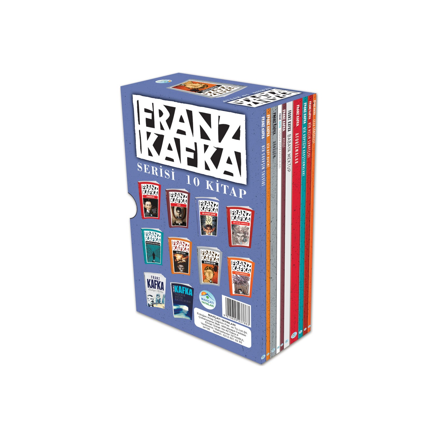 Mavi Çatı Yayınları Franz Kafka Seti 10 Kitap Kitabı ve Fiyatı