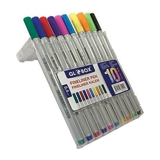 Globox Fineliner Pen Kalem 10 lu Pvc Kutu Fiyatı