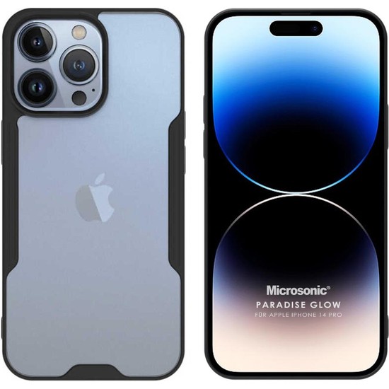 Microsonic Apple iPhone 14 Pro Kılıf Paradise Glow Siyah Fiyatı