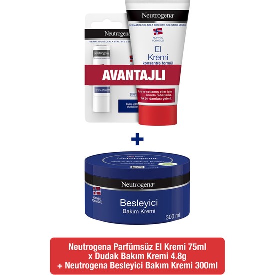 Neutrogena Norveç Formülü Besleyici Bakım Kremi 300 ml Fiyatı