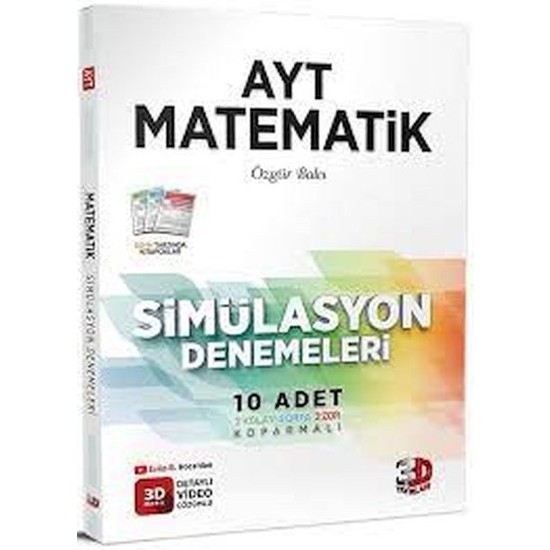 D Yay Nlar Ayt Matematik Lu Sim Lasyon Denemeleri Kitab