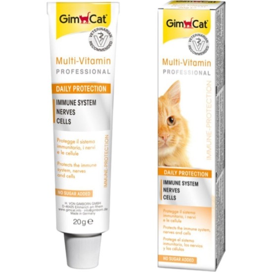 Gimcat Multi Vitamin Paste 12 Vitaminli Kedi Macunu 20 gr Fiyatı