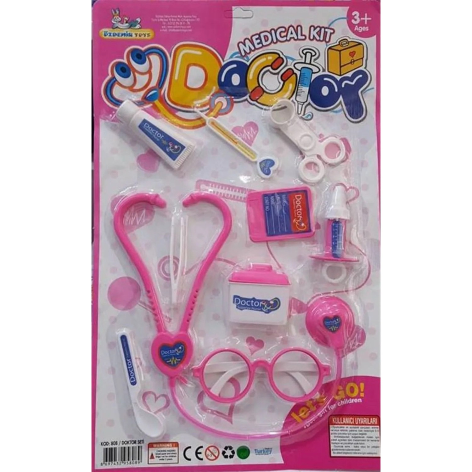 Zdemir Toys K Z Ocuk Oyuncak Doktor Seti Pembe Fiyat