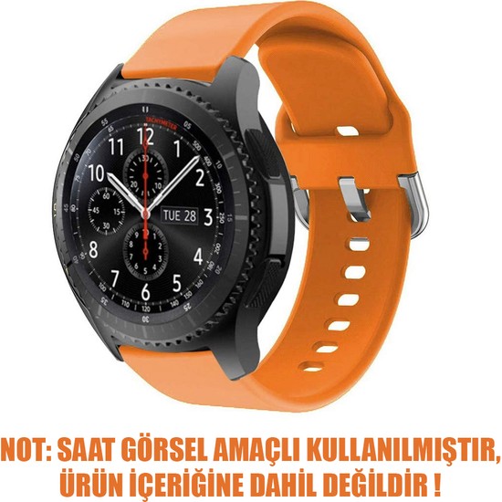 Microsonic Huawei Honor Watch Magic Silikon Kordon Turuncu Fiyat