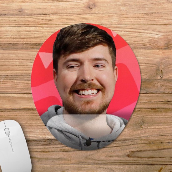 Pixxa Mr Beast Bilek Destekli Mousepad Model 1 Oval Fiyatı