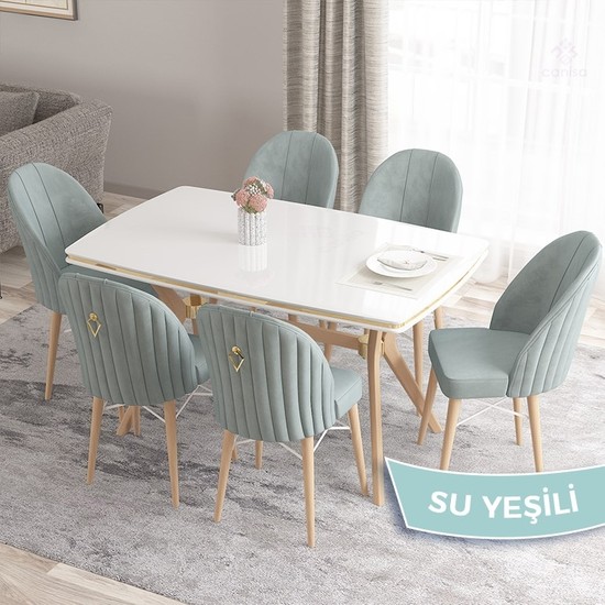 Canisa Concept Oka Serisi 85X142 Sabit Mdf Beyaz Doğal Ahşap Fiyatı