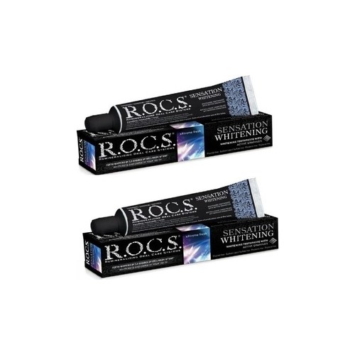 Rocs Diş Macunu Sensation Whitening 60 ml x 2 Adet Fiyatı