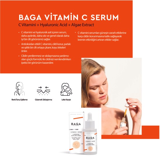 Baga Vitamin C Serum Fiyat Taksit Se Enekleri Ile Sat N Al