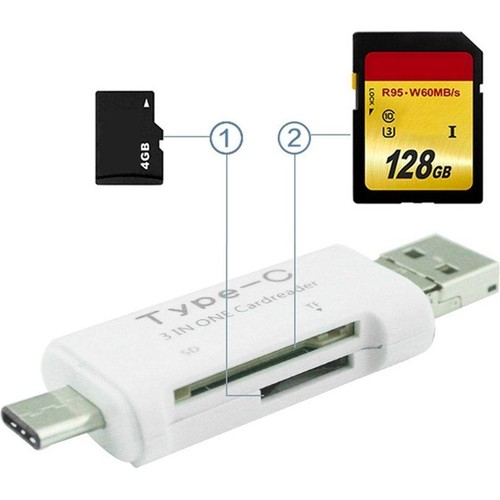 Teenspirit Otg Type C Kart Okuyucu USB 3 0 USB A Micro USB Fiyatı