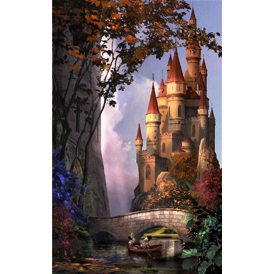 Disney Orman Şatosu PixArt Sanat Elmas Mozaik Tablo Diamond Fiyatı