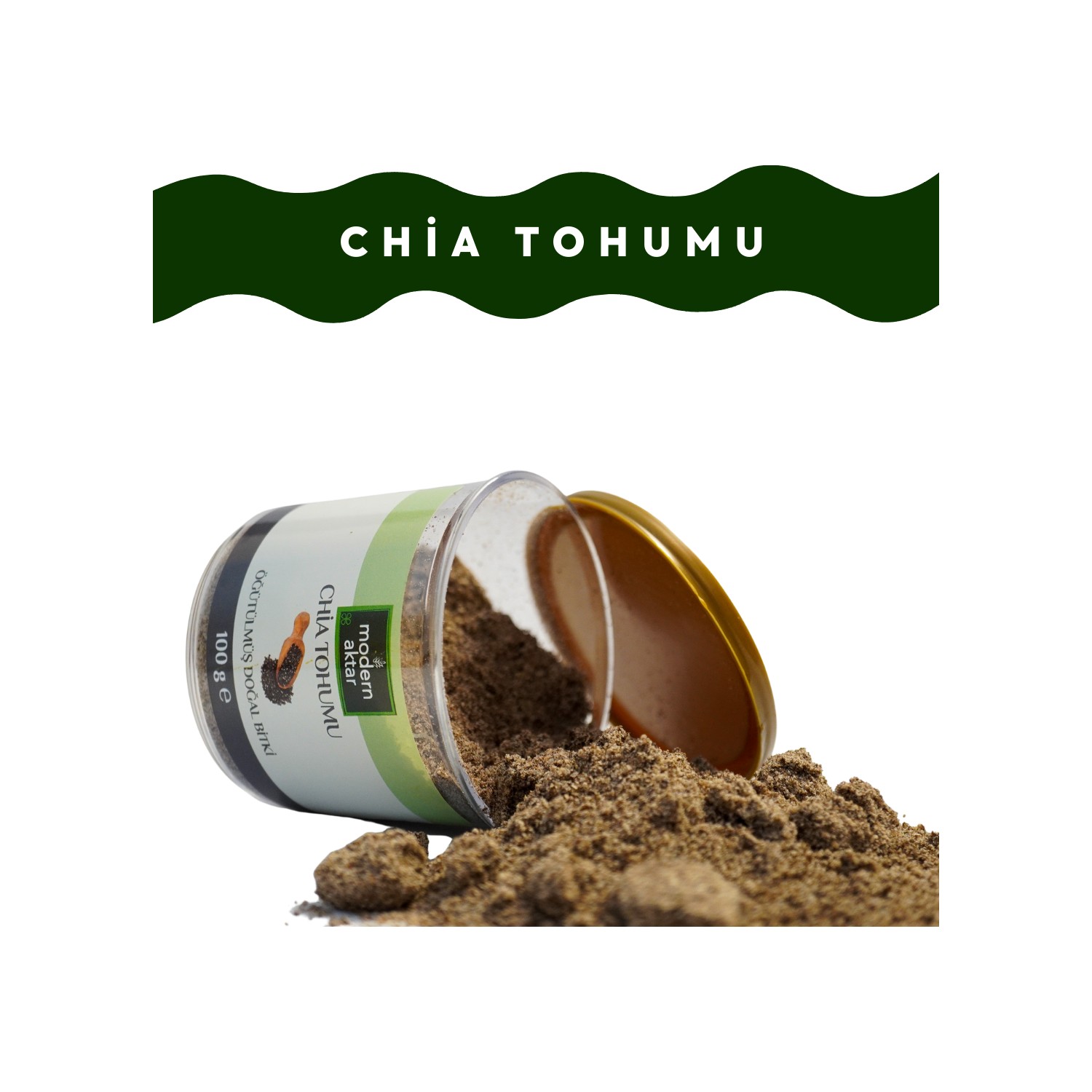 Modern Aktar Doğal Öğütülmüş Chia Tohumu 100Gr Fiyatı