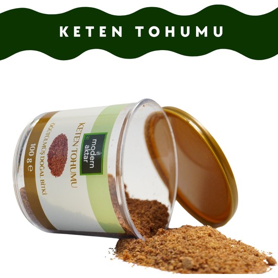 Modern Aktar Doğal Öğütülmüş Keten Tohumu 100Gr Fiyatı