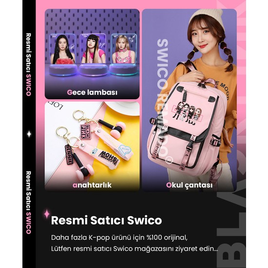 Swico Remado Kpop Blackpink Temal Gomdeuk Pelu Oyuncak Fiyat