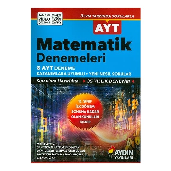 Ayd N Yay Nlar Ayt D Nem Li Matematik Denemeleri Kitab