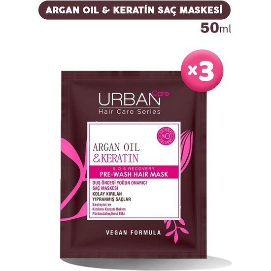 Urban Care Argan Oil Keratin Sa Maskesi Ml X Fiyat