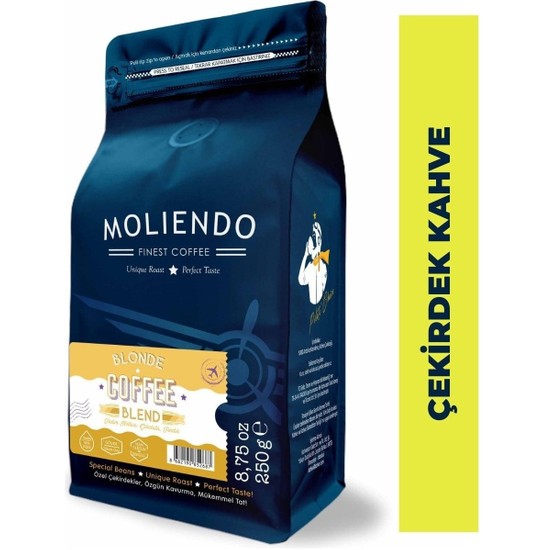 Moliendo Blonde Coffee Blend Kahve Çekirdek Kahve 250 g Fiyatı