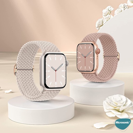 Microsonic Apple Watch Series 7 41MM Kordon Braided Loop Fiyatı