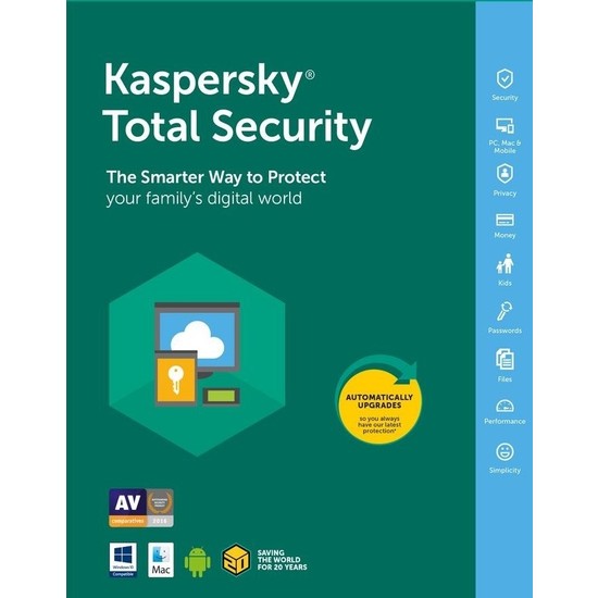 Kaspersky Total Security Cihaz Y L Dijital Lisans Fiyat