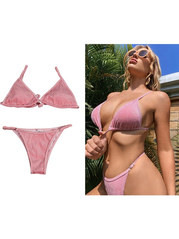 Kad Nlar Seksi Mayo Push Up S Tyen Bikini Set Mayo Beachwear Fiyat