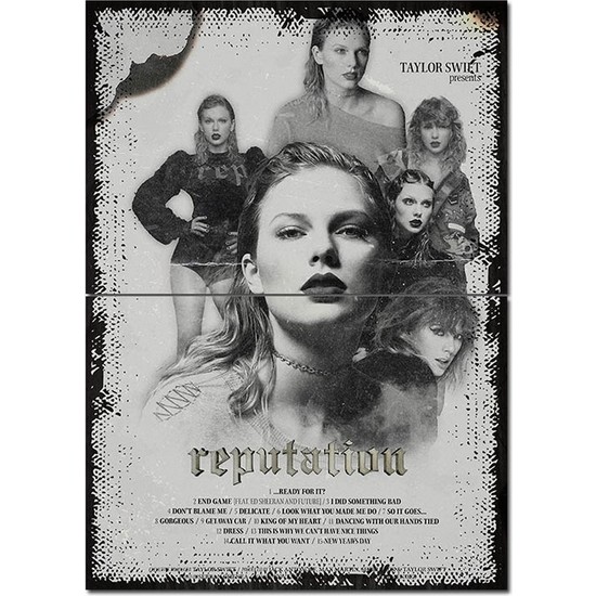 Ekart Taylor Swift Müzik Posteri Model Ahşap Tablo 70X100 cm Fiyatı