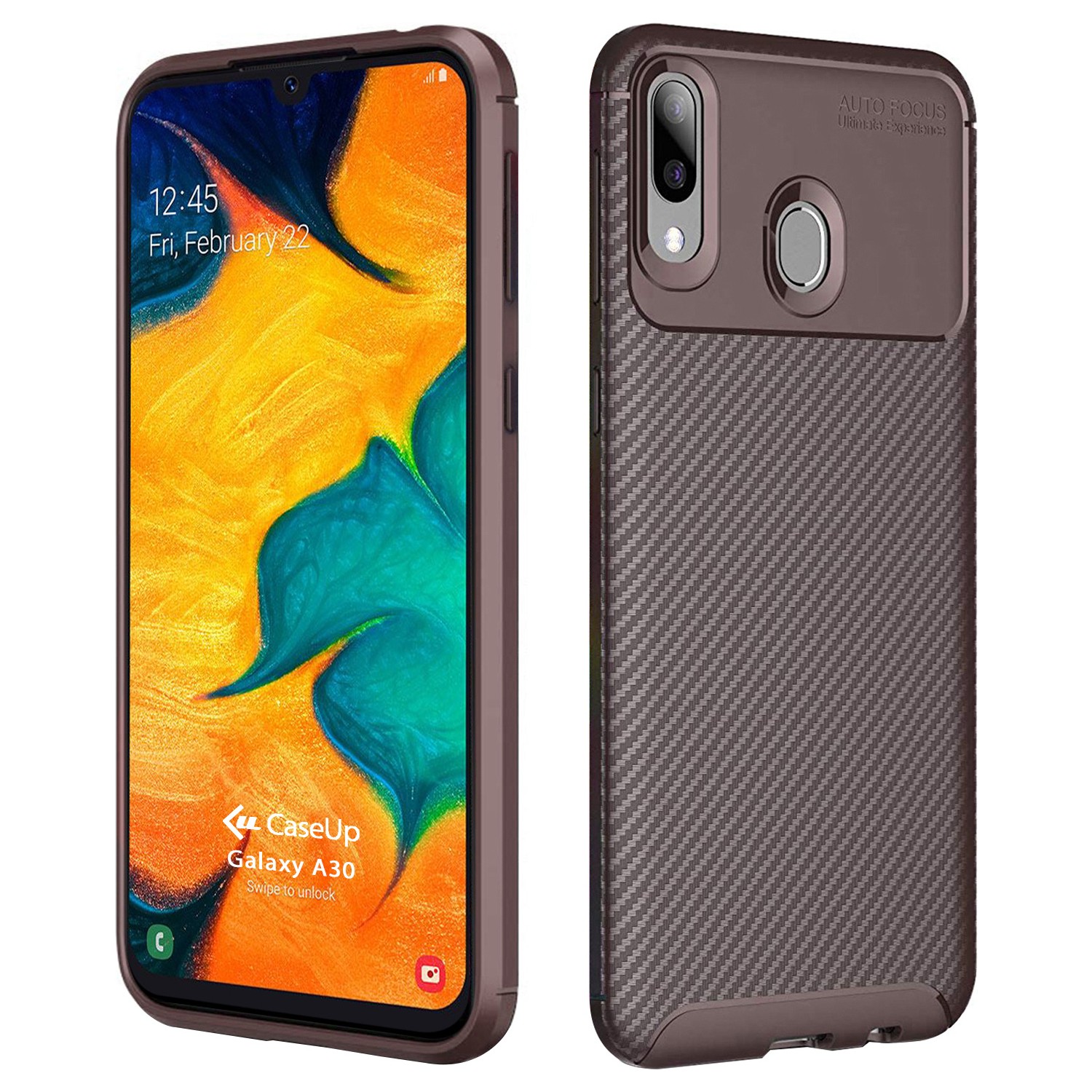 CaseUp Samsung Galaxy A30 Fiber Design Kahverengi Fiyatı