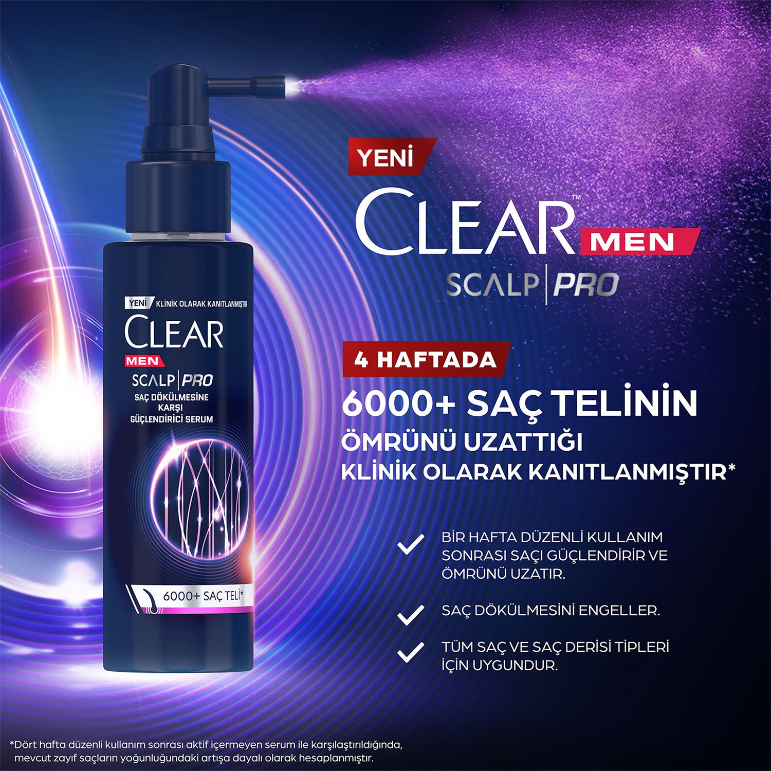 Clear Men Scalp Pro Güçlendirici Serum Saç Dökülmesine Karşı Fiyatı