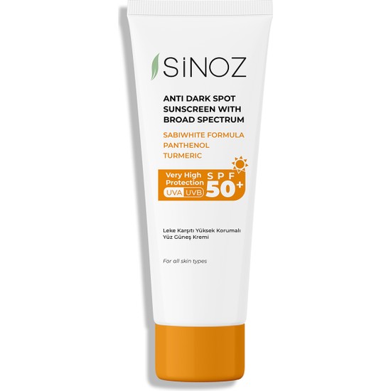 Sinoz Spf 50 Leke Karşıtı Yüksek Koruyucu Yüz Güneş Kremi 50 Fiyatı