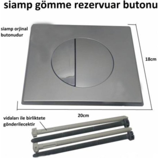 Tema S G Mme Rezervuar Kumanda Paneli Basma Butonu Mat Fiyat