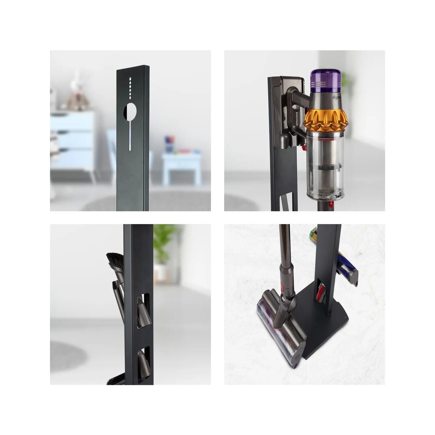 Milano Home Dyson Uyumlu Şarjlı Süpürge Standı Dyson Süpürge Standı