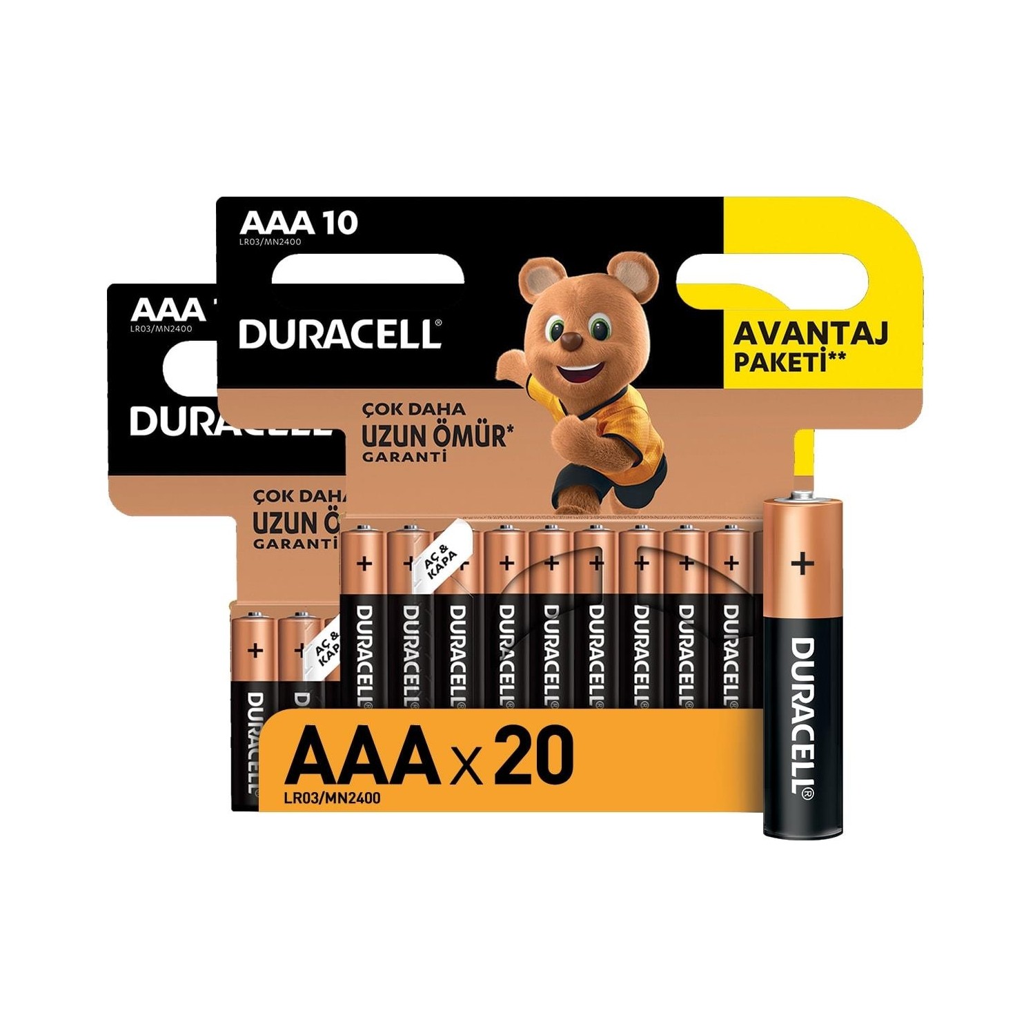 Duracell Alkalin Aaa Ince Kalem Piller Li Paket Fiyat