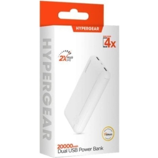 Hypergear Mah Dual Usb Powerbank Beyaz Fiyat