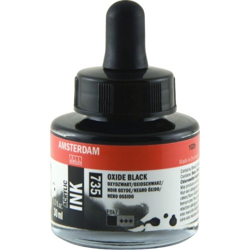 Amsterdam Talens Amsterdam Acrylic Ink Ml Oxide Black Fiyat