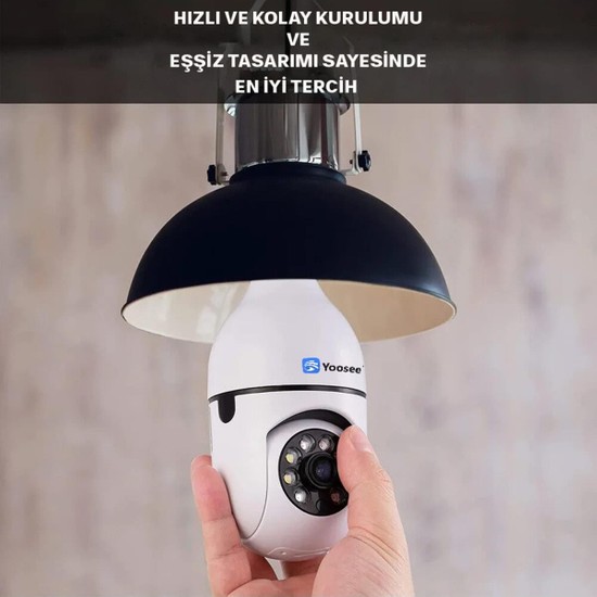 Yoosee Ev Güvenlik Wifi Panoramik Kamera Hd Ampul Uzaktan Fiyatı