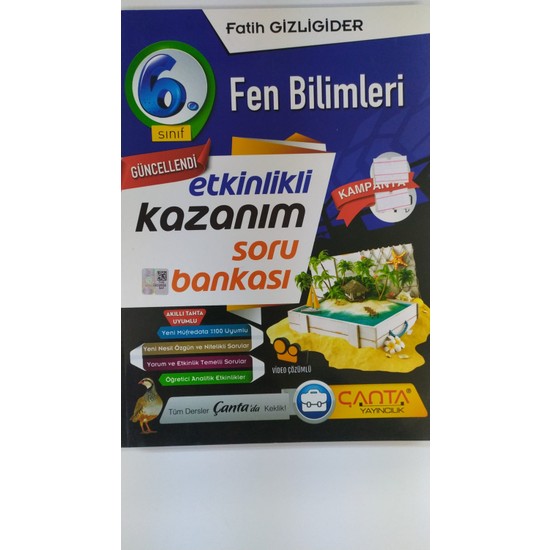 Çanta Çanta Yayınları 6 Sınıf Fen Bilimleri Etkinlikli Kitabı