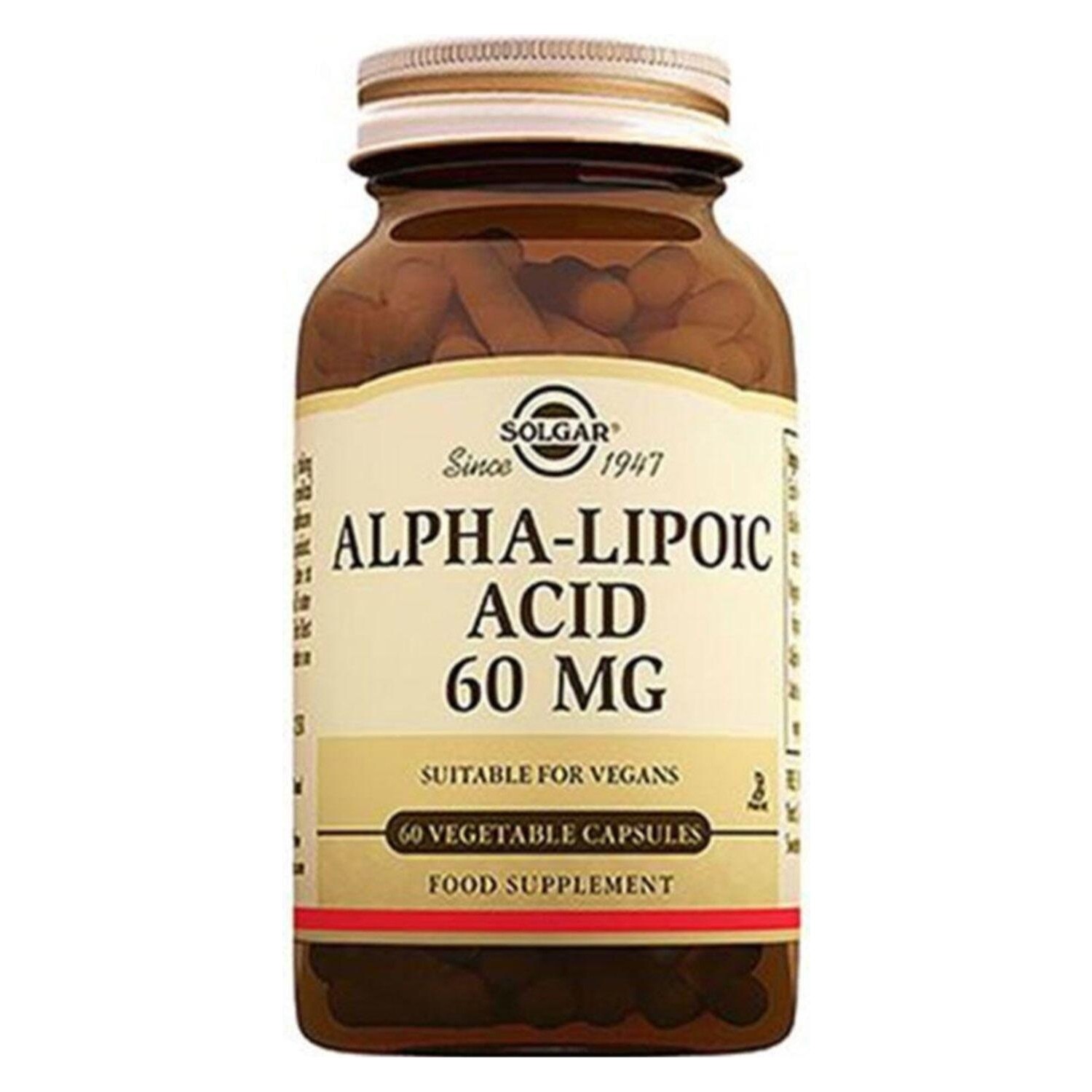 Solgar Alpha Lipoic Acid 60 Mg 30 Kapsül Fiyatı