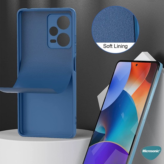 Microsonic Xiaomi Redmi Note 12 Kılıf Groovy Soft Siyah Fiyatı