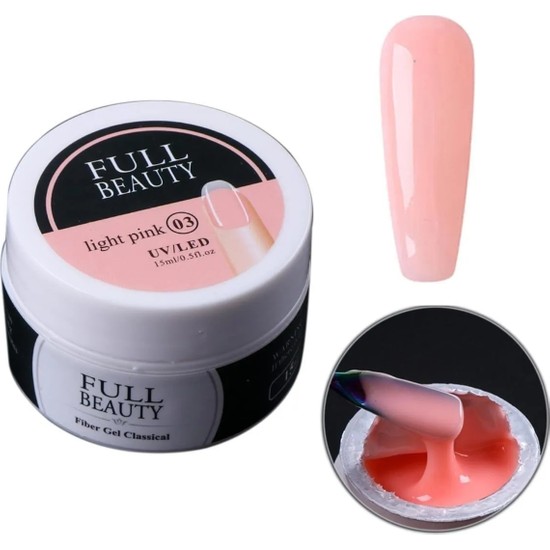 Protez Tırnak Jeli Builder Gel Nude Pink Jel Pembe 15ML Fiyatı