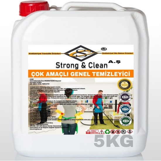 Strong Clean Çok Amaçlı Genel Temizleyici Aspirix 5kg Fiyatı