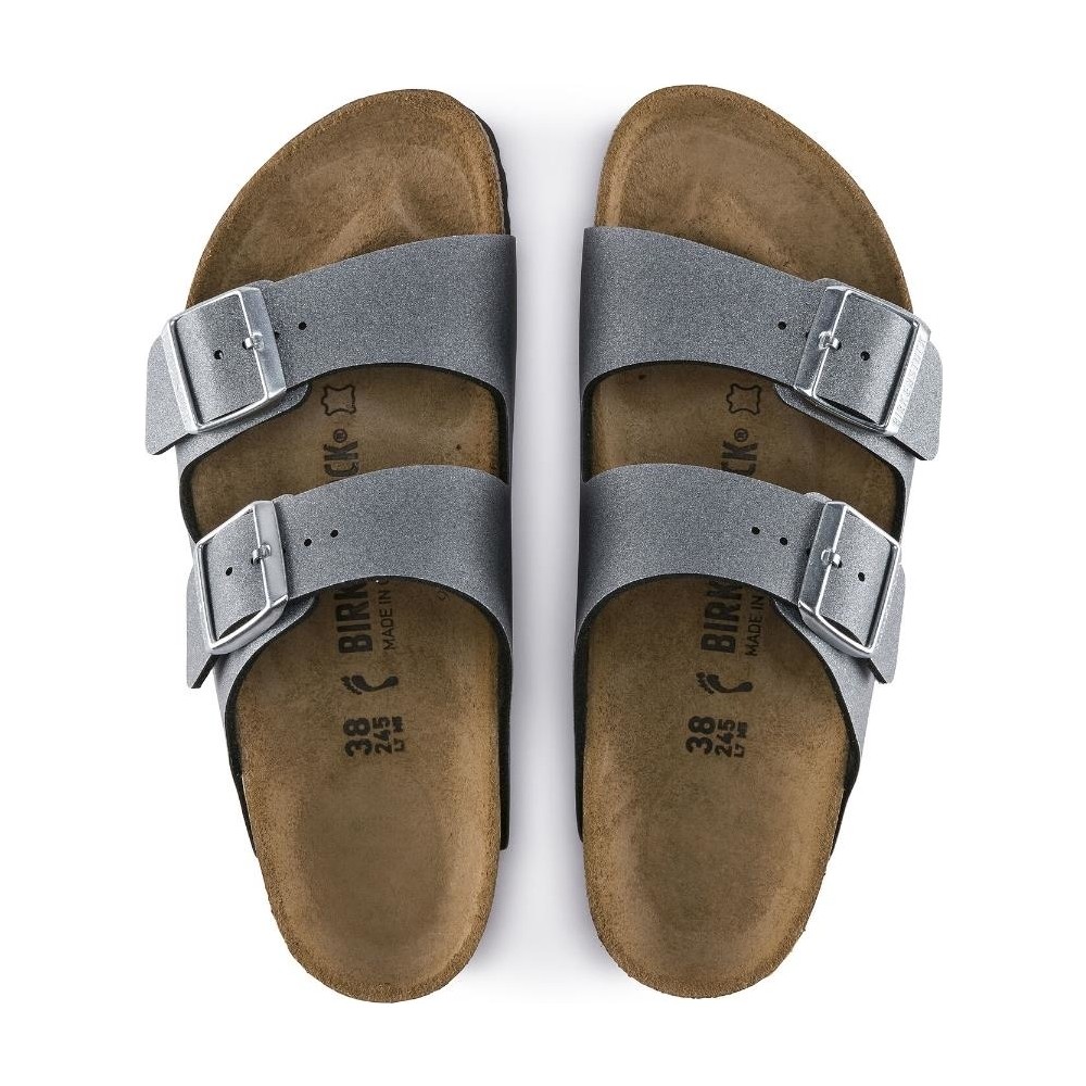 Birkenstock Arizona Bs Icy Metallic Anthracite Kad N Fiyat