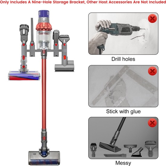 Gorgeous Depolama Braketi Dyson V7 V8 V10 V11 V15 Elektrikli Süpürge