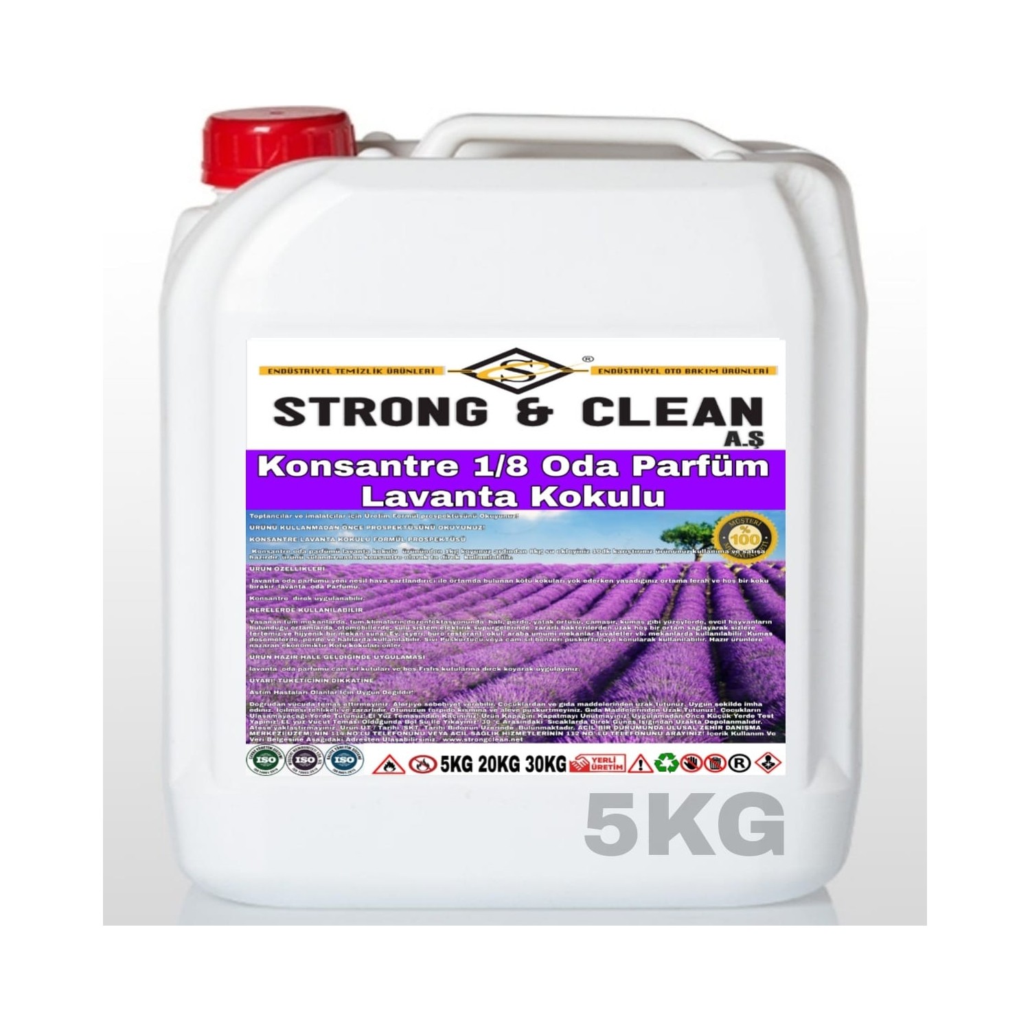 Strong Clean Oda Parfüm Konsantre 1 8 Lavanta Kokulu 5 kg Fiyatı