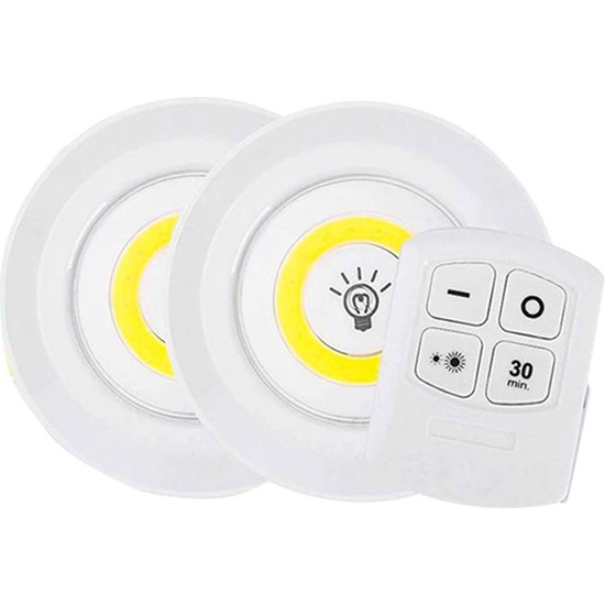 Powermaster L Men Cob Led Yuvarlak Beyaz Kumandali Ft Fiyat