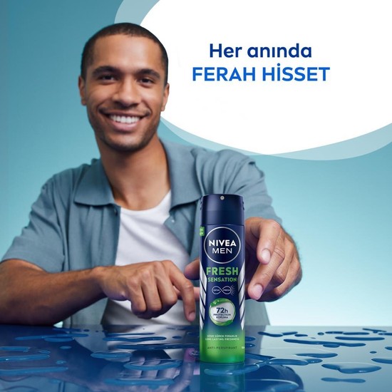 Nivea Men Fresh Sensation Sprey Deodorant Saat Fiyat