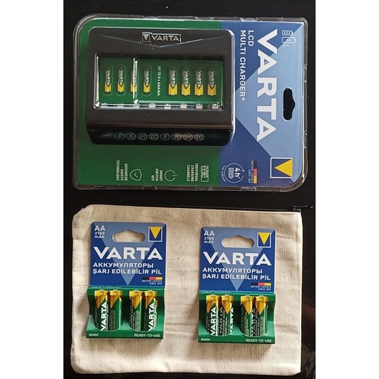 Varta Multi Plus Pil Şarj Cihazı Şarjlı 2100 mah 8 Adet Fiyatı