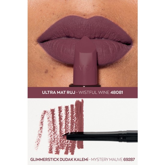 Avon Glimmerstick Blushed Nude Mystery Mauve ve Nude Dudak Fiyatı