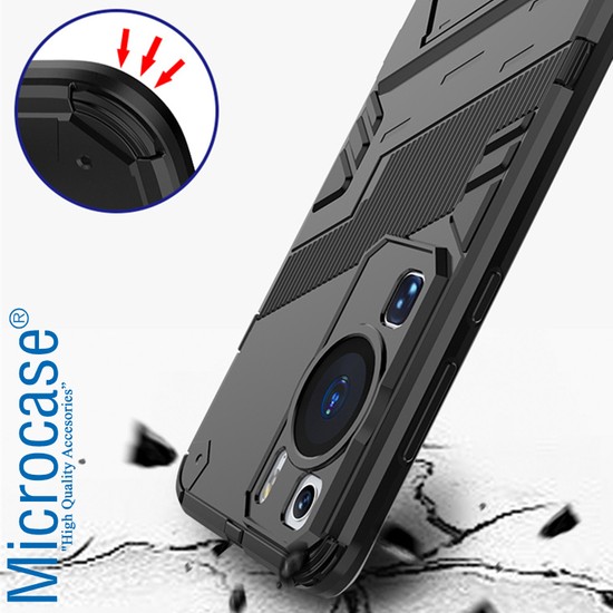 Microcase Huawei P60 P60 Pro Matrix Serisi Armor Standlı Fiyatı